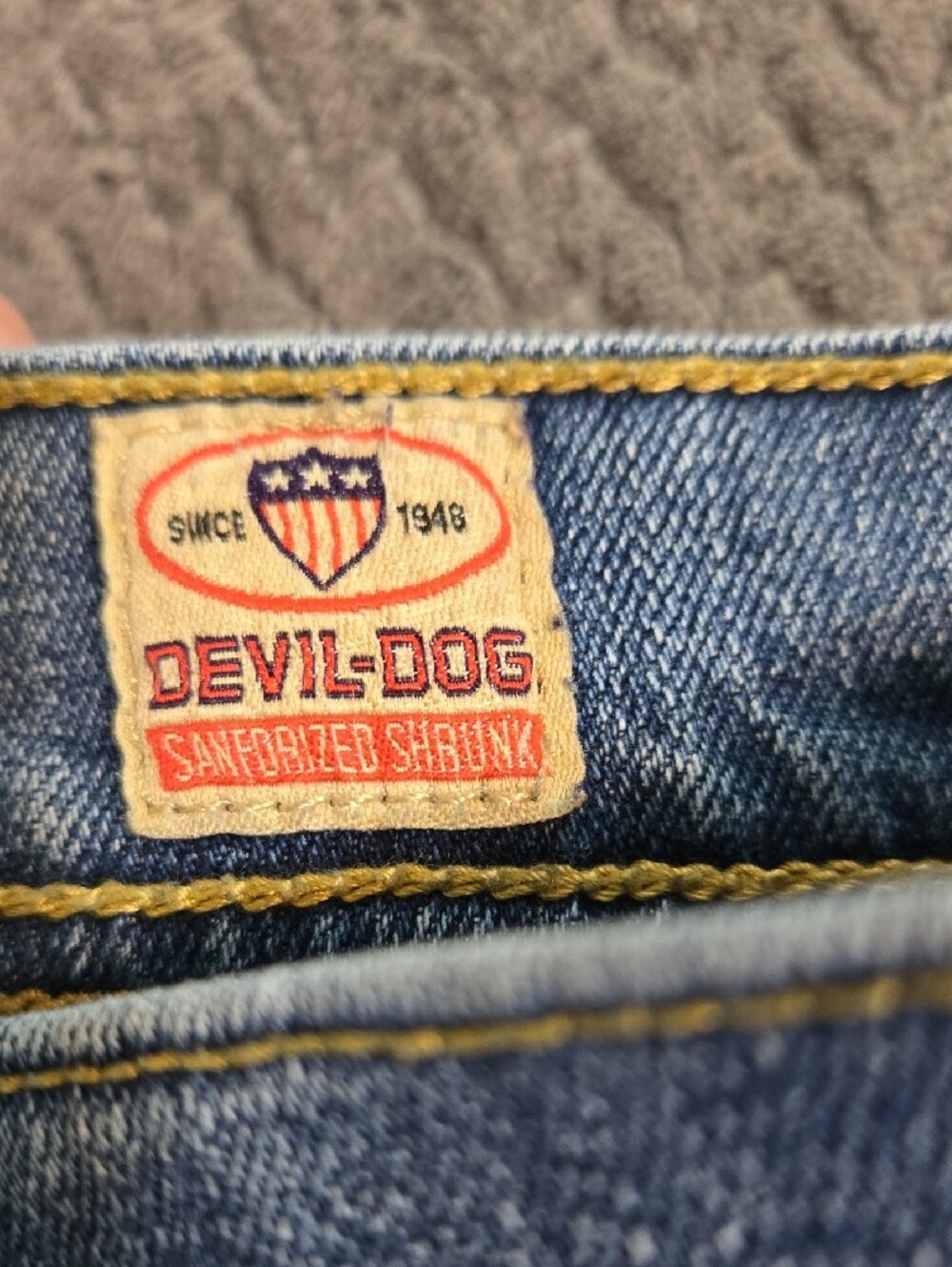 Devil Dog Denim Made In Zebulon NC Est. 1948 - Picture 4 of 6